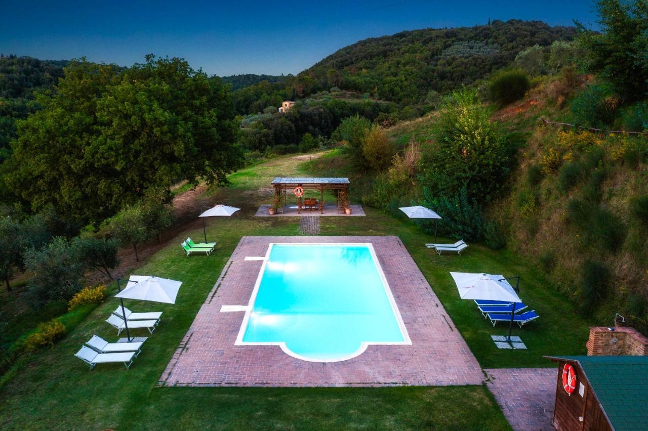 Villa Casa Ora D'Oro - Panoramic Views / Pool / Private Garden Trequanda Exterior foto
