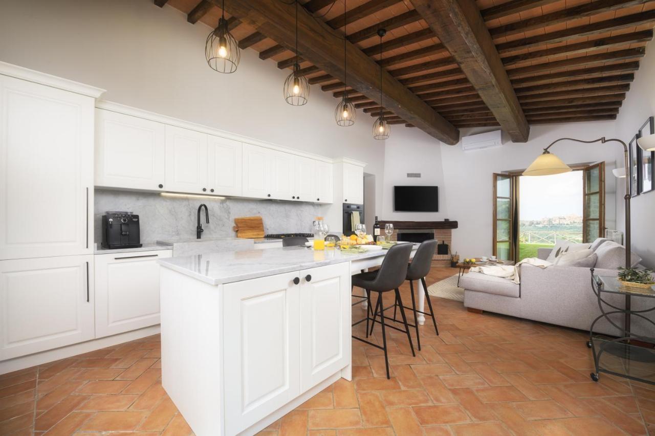 Villa Casa Ora D'Oro - Panoramic Views / Pool / Private Garden Trequanda Exterior foto