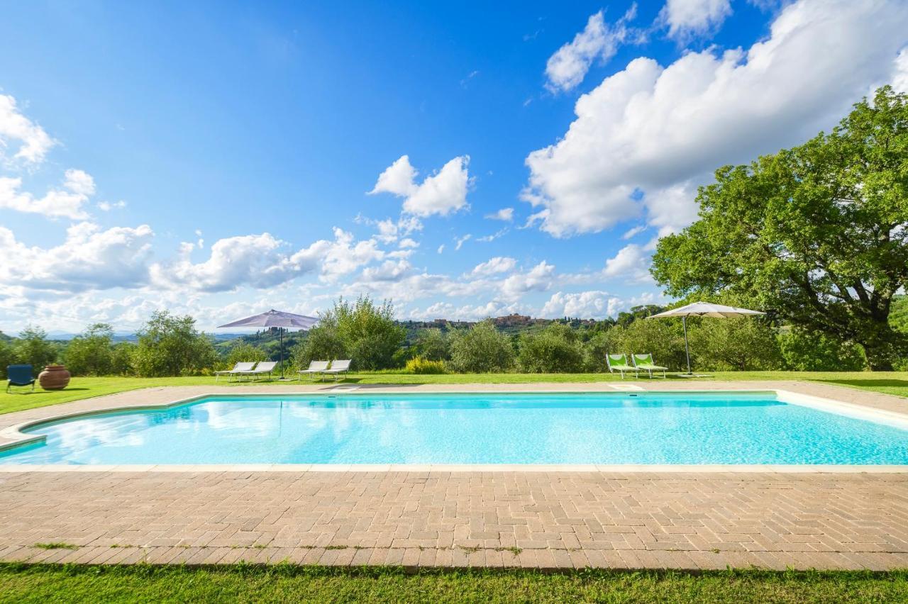 Villa Casa Ora D'Oro - Panoramic Views / Pool / Private Garden Trequanda Exterior foto