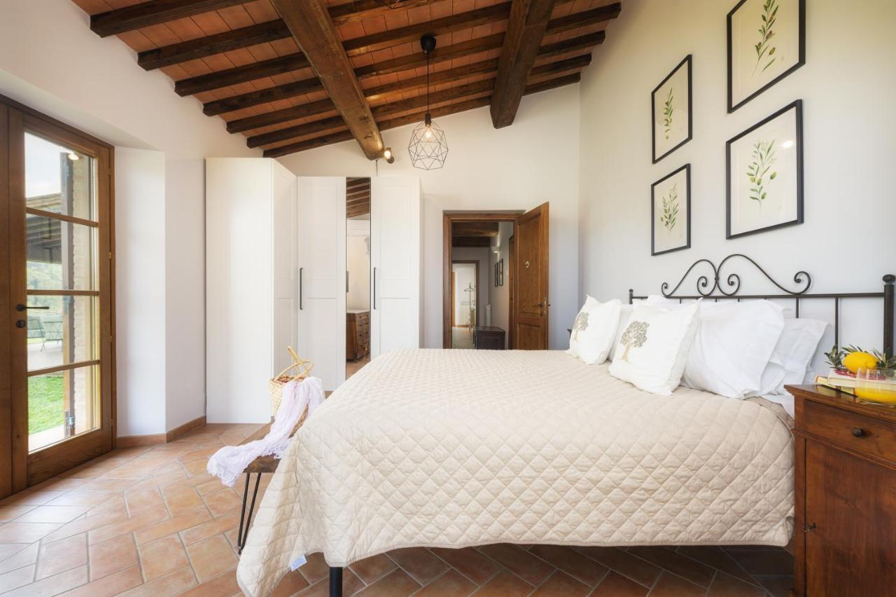 Villa Casa Ora D'Oro - Panoramic Views / Pool / Private Garden Trequanda Exterior foto