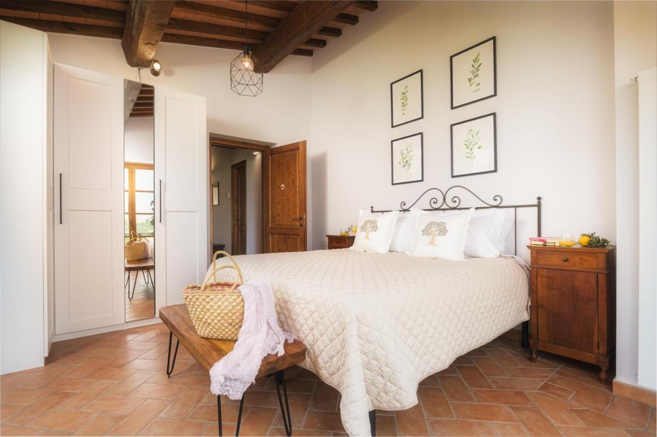 Villa Casa Ora D'Oro - Panoramic Views / Pool / Private Garden Trequanda Exterior foto
